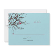 Sitting in a Tree Wedding Response invitation