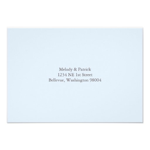 Sitting in a Tree Wedding Response Invitation