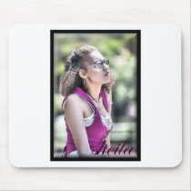 sitting in the sun mouse mat
