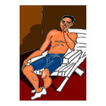 Sitting Man posters