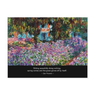 Claude Monet: Irises in Monets Garden
