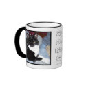 SITTING PRETTY KNITTING KITTY mugs by dequilla SITTING PRETTY KNITTING KITTY mugs