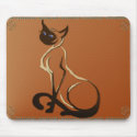 Sitting Pretty Siamese Cat Mousepad