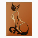 Sitting Pretty Siamese Cat Poster posters
