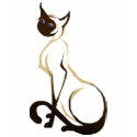 Sitting Pretty Siamese Cat T-Shirt