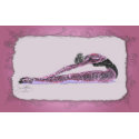 Sitting Stretching Over Legs print