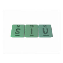 Siu  as Sulfur Iodine Uranium Postcards