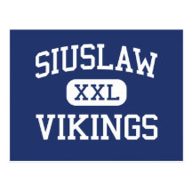 Siuslaw - Vikings - High School - Florence Oregon Postcard