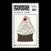 Siwrly chocolate and vanilla postage