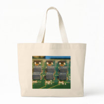 Six Computers Chips Circuits Tote Bags