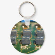 Six Computers Chips Circuits keychains by lifesphere Six Computers Chips Circuits keychains