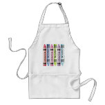 Six Crayon Designs Apron
