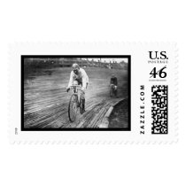 Six Day Bicycle Race 1909 Postage