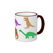 Six Dinosaurs mug