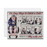 Six Easy Ways To Catch A Cold, Stay On The Job Personalized Invite