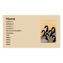 six geese business cards