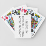 Six Impossible Things Before Breakfast Card Decks