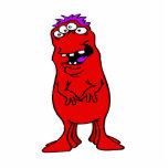 Six legged red &amp; purple Alien Acrylic Cut Out