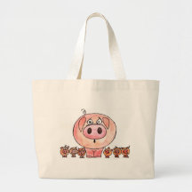 Six Little Pigs Canvas Bags