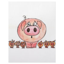 Six Little Pigs Customized Letterhead