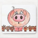Six little pigs mouse mats