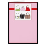Six Little Purses Greeting/Note Card