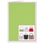 Six Little Purses Greeting/Note Card 3