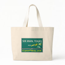 Six Man, Texas shopping bag