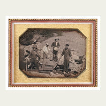 Six miners with rocker, wheel barrows... (40046) posters by Bancroft Six miners with rocker, wheel barrows... (40046) posters