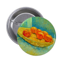 Six Oranges by Vincent van Gogh Pinback Button