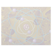 Six orbits in orange dimension letterhead template