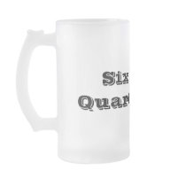 Six Pack Quarterback Frosty Mug Black by ingasi Six Pack Quarterback Frosty Mug Black