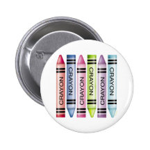 Six Pastel Crayons Button