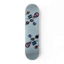 Six precious stones custom skate board