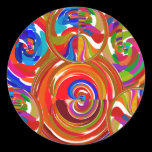 Six Sigma Circles - Reiki Color Therapy Plates V8 stickers