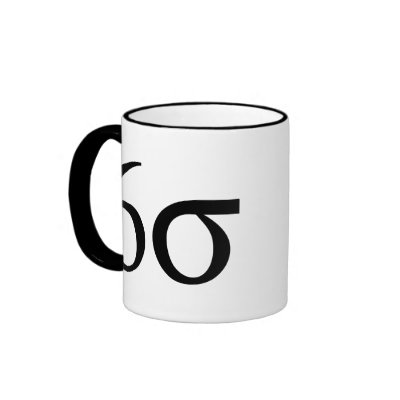 Six Sigma (Lean Six Sigma) Mug by strk3