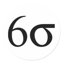 Six Sigma (Lean Six Sigma) stickers