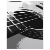 six string b&w letterhead