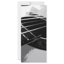 six string b&w rack cards