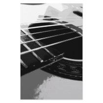 six string b&w stationery