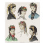 Six Victorian Beauties - Large Poster - Customized