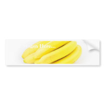 Six Yellow Bananas bumper stickers by lifesphere Six Yellow Bananas bumper stickers