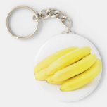 Six Yellow Bananas Key Chains