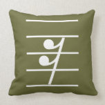 sixteenth rest2 throw pillows