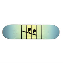 sixteenth rest skate board deck