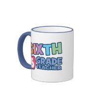 Sixth Grade Teacher Mug mugs
