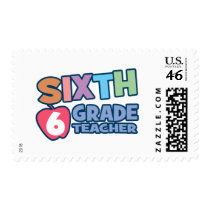 Sixth Grade Teacher stamps