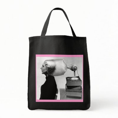 Sixties Beauty Hairdo Tote / Market Bag by Regella