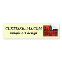 SIXTIES BELT, CURTISREAMS.COMunique art design bumper stickers by CURTISREAMS SIXTIES BELT, CURTISREAMS.COMunique art design bumper stickers