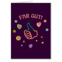 Sixties Far Out Card